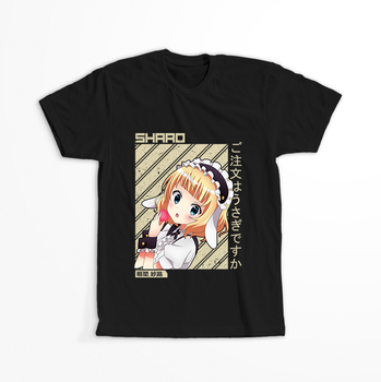 Koszulka Czarna - Is the Order a Rabbit?  - WYBIERZ KOLOR KOSZULKI I FASON