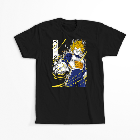 Koszulka Czarna Dragon Ball - WYBIERZ KOLOR KOSZULKI I FASON