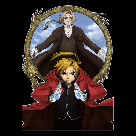 Koszulka Czarna Fullmetal Alchemist - WYBIERZ KOLOR KOSZULKI I FASON