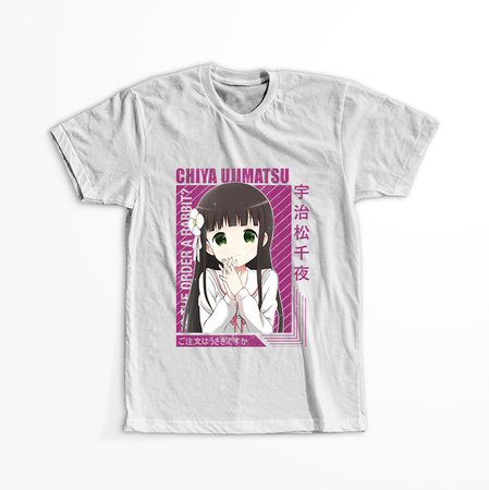 Koszulka Biała - Is the Order a Rabbit? - WYBIERZ KOLOR KOSZULKI I FASON