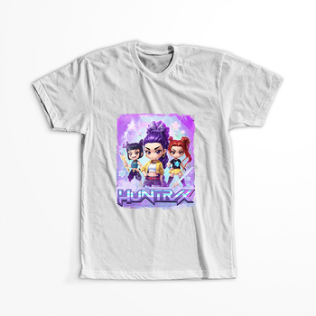 Koszulka Biała KPop Demon Hunters WYBIERZ KOLOR KOSZULKI I FASON