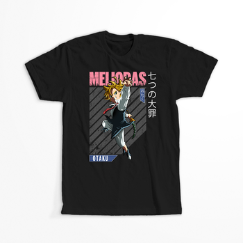 Koszulka Czarna Seven Deadly Sins - WYBIERZ KOLOR KOSZULKI I FASON