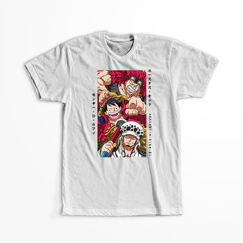 Koszulka Biała One Piece - WYBIERZ KOLOR KOSZULKI I FASON