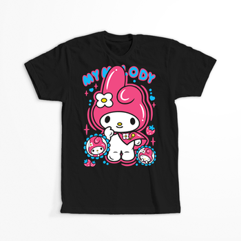 Koszulka Czarna - My Melody - WYBIERZ KOLOR KOSZULKI I FASON