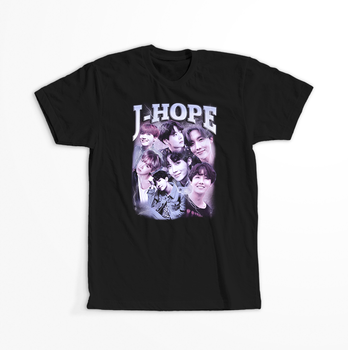 Koszulka Czarna BTS - WYBIERZ KOLOR KOSZULKI I FASON