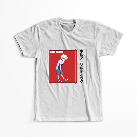 Koszulka Biała Hunter x Hunter WYBIERZ KOLOR KOSZULKI I FASON