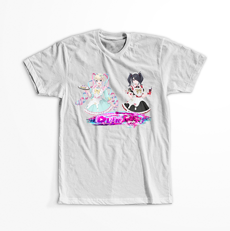 Koszulka Biała -  Needy Girl Overdose - WYBIERZ KOLOR KOSZULKI I FASON