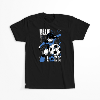 Koszulka Czarna - Blue Lock - WYBIERZ KOLOR KOSZULKI I FASON