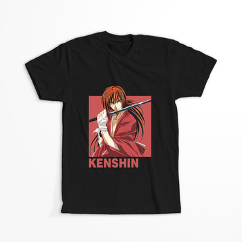 Koszulka Czarna Rurouni Kenshin WYBIERZ KOLOR KOSZULKI I FASON