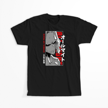 Koszulka Czarna My Hero Academia / Akademia bohaterów - WYBIERZ KOLOR KOSZULKI I FASON