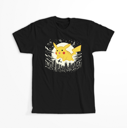 Koszulka Czarna  - Pokemon - WYBIERZ KOLOR KOSZULKI I FASON