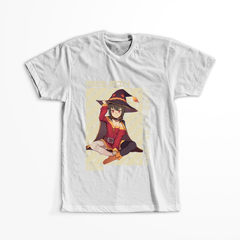 Koszulka Biała KonoSuba: God's Blessing on This Wonderful World! / Kono Subarashii Sekai ni Shukufuku wo! - WYBIERZ KOLOR KOSZULKI I FASON