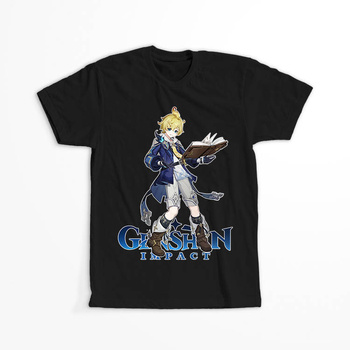 Koszulka Czarna Genshin Impact - Mika - WYBIERZ KOLOR
