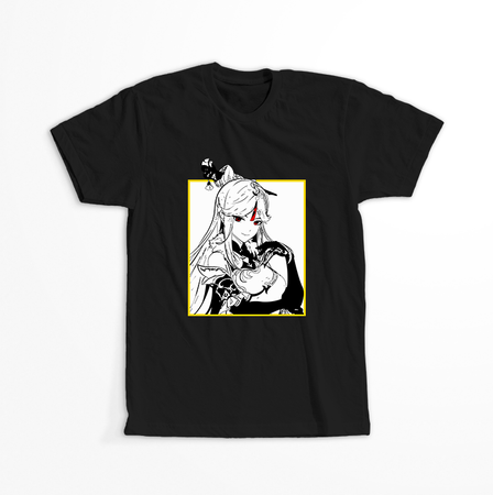 Koszulka Czarna Genshin Impact - Ningguang - WYBIERZ KOLOR