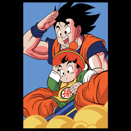 Koszulka Czarna Dragon Ball - WYBIERZ KOLOR KOSZULKI I FASON