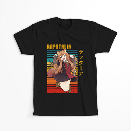 Koszulka Czarna - The Rising of the Shield Hero - WYBIERZ KOLOR KOSZULKI I FASON