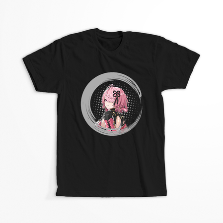 Koszulka Czarna Wuthering Waves - WYBIERZ FASON I KOLOR KOSZULKI 