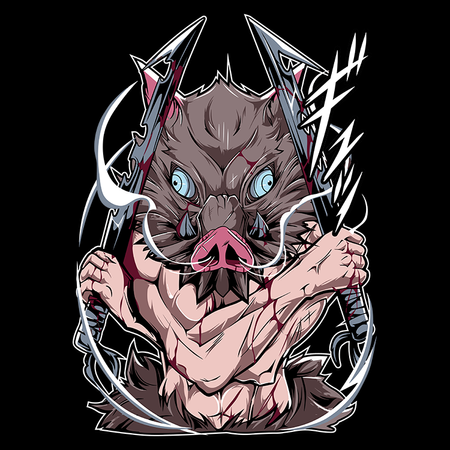 Torba z uszami z Demon Slayer / Kimetsu no Yaiba / Miecz zabójcy demonów