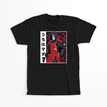 Koszulka Czarna Naruto / Boruto - WYBIERZ KOLOR KOSZULKI I FASON