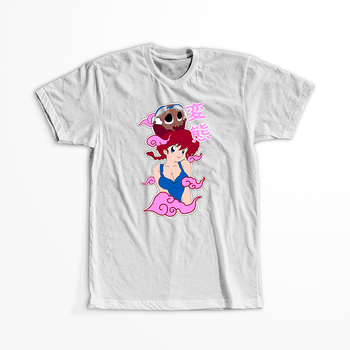 Koszulka Biała Ranma 1/2 - WYBIERZ KOLOR KOSZULKI I FASON