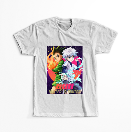 Koszulka Biała Hunter x Hunter WYBIERZ KOLOR KOSZULKI I FASON