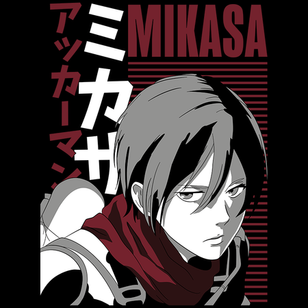 Koszulka Czarna Attack on titan WYBIERZ KOLOR KOSZULKI I FASON