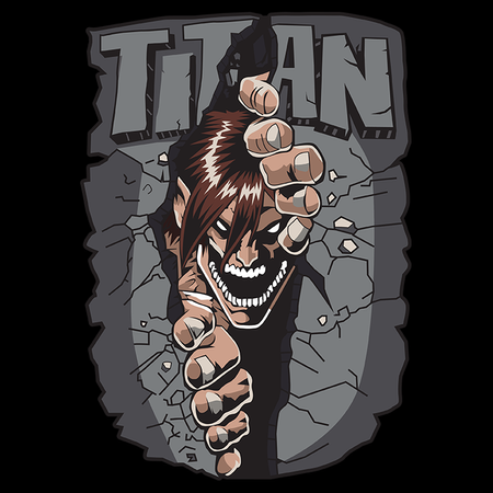 Koszulka Czarna Attack on titan WYBIERZ KOLOR KOSZULKI I FASON