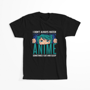 Koszulka Anime napisy KOLOR KOSZULKI I FASON