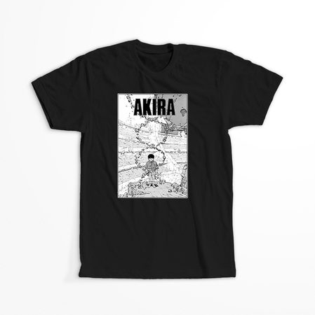 Koszulka Czarna Akira - WYBIERZ KOLOR KOSZULKI I FASON