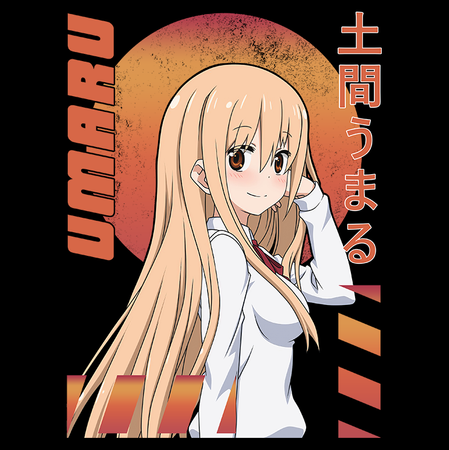 Koszulka Czarna Himoto! Umaru-chan WYBIERZ KOLOR KOSZULKI I FASON