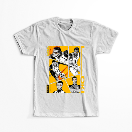 Koszulka Biała - Blue Lock - WYBIERZ KOLOR KOSZULKI I FASON