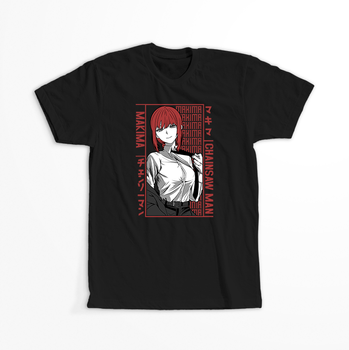 Koszulka Czarna Chainsaw Man WYBIERZ KOLOR KOSZULKI I FASON