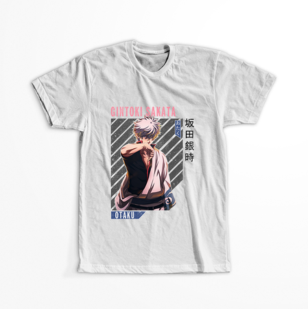 Koszulka Biała Gintama WYBIERZ KOLOR KOSZULKI I FASON