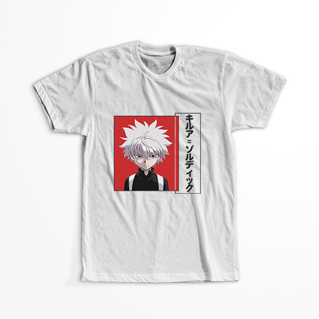 Koszulka Biała Hunter x Hunter WYBIERZ KOLOR KOSZULKI I FASON