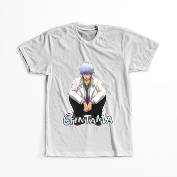Koszulka Biała Gintama WYBIERZ KOLOR KOSZULKI I FASON