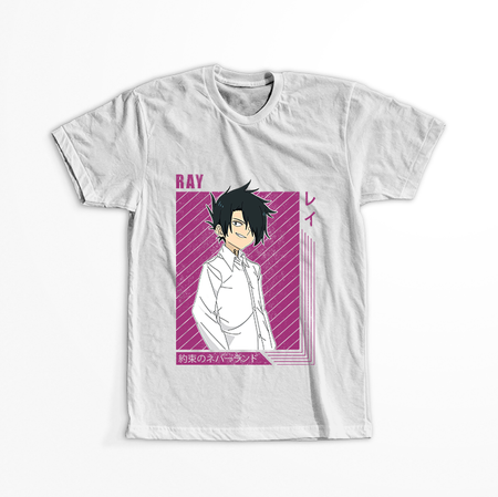 Koszulka Biała - The Promised Neverland - WYBIERZ KOLOR KOSZULKI I FASON