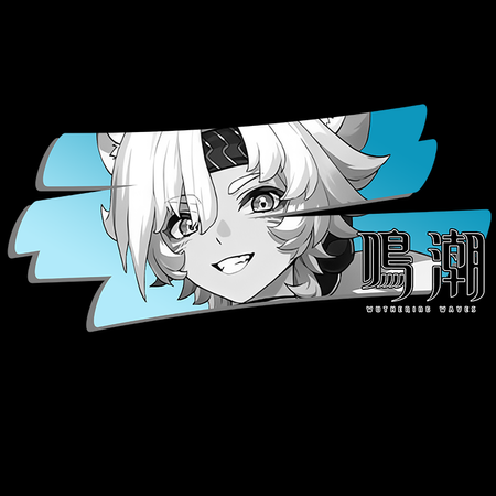 Koszulka Czarna Wuthering Waves - WYBIERZ FASON I KOLOR KOSZULKI 