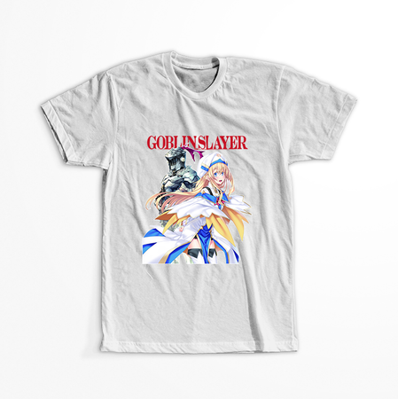 Koszulka Biała Goblin Slayer WYBIERZ KOLOR KOSZULKI I FASON