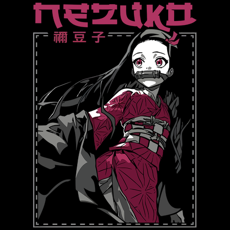 Koszulka Biała Demon Slayer / Kimetsu no Yaiba / Miecz zabójcy demonów - WYBIERZ KOLOR KOSZULKI I FASON