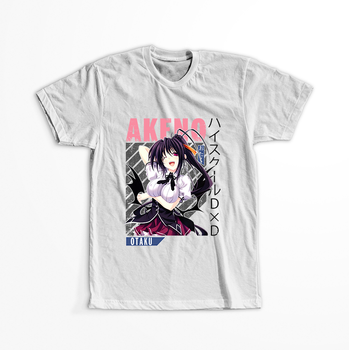 Koszulka Biała Highschool DxD - WYBIERZ KOLOR KOSZULKI I FASON