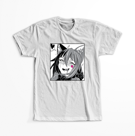 Koszulka Biała - Hentai Ahegao   - WYBIERZ KOLOR KOSZULKI I FASON