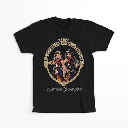 Koszulka Czarna - Twisted Wonderland SCARABIA WYBIERZ KOLOR KOSZULKI I FASON