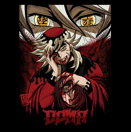 Koszulka Czarna Demon Slayer / Kimetsu no Yaiba / Miecz zabójcy demonów - WYBIERZ KOLOR KOSZULKI I FASON