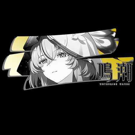 Koszulka Czarna Wuthering Waves - WYBIERZ FASON I KOLOR KOSZULKI 