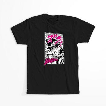 Koszulka Czarna JOJO's Bizarre Adventure - WYBIERZ KOLOR KOSZULKI I FASON