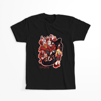 Koszulka Czarna - Kakegurui - WYBIERZ KOLOR KOSZULKI I FASON