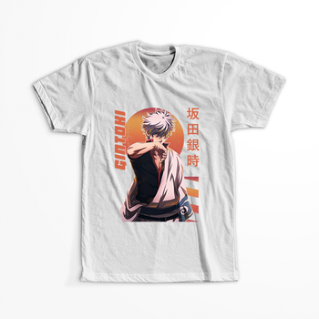Koszulka Biała Gintama WYBIERZ KOLOR KOSZULKI I FASON