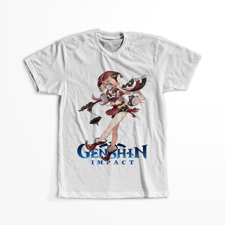Koszulka Biała Genshin Impact - Yanfei - WYBIERZ KOLOR