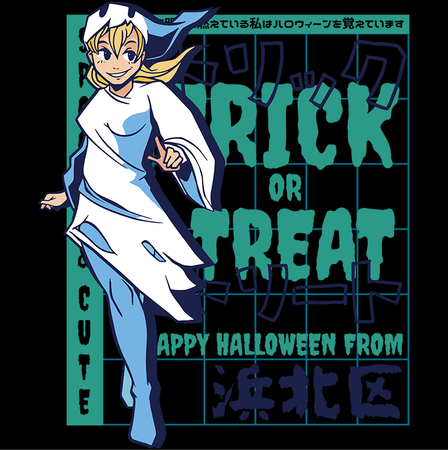 Torba z uszami z Halloween