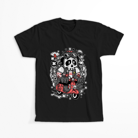 Koszulka Czaszka KOLOR KOSZULKI I FASON